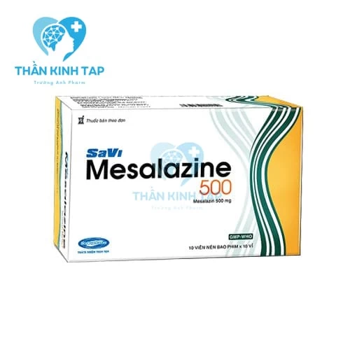 SaVi Mesalazine 500 - Thuốc điều trị viêm loét đại tràng